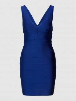 Alternative view of Vera Wang Bride Cocktailkleid Mit V-Ausschnitt - Royalblau