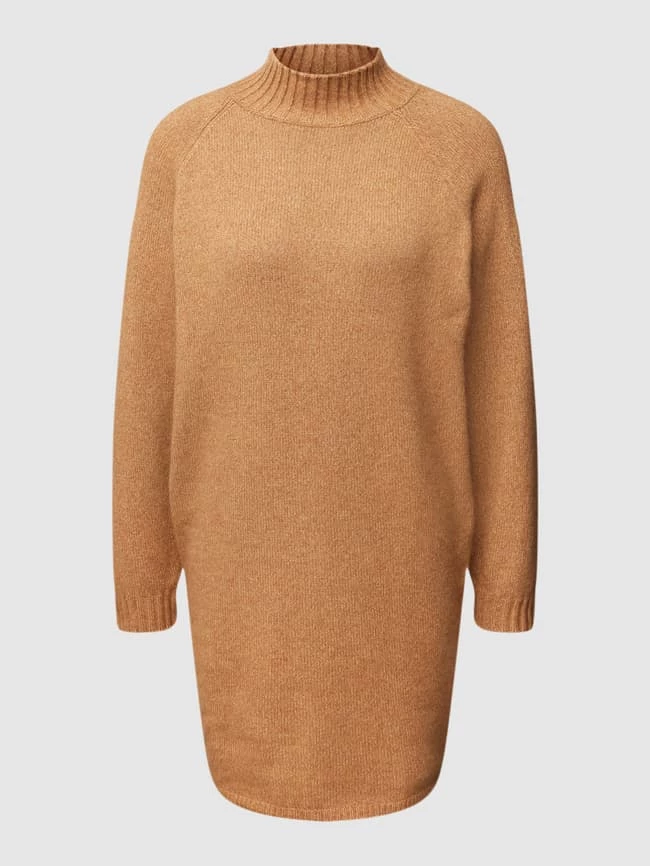 HUGO Strickkleid Mit Stehkragen Modell 'SOSONZY' - Camel 2 HUGO Strickkleid Mit Stehkragen Modell 'SOSONZY' - Camel – Bild 2