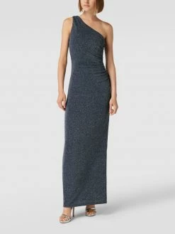 Vila-shop 40 Jake*s Cocktail Abendkleid Im One-Shoulder-Look - Graphit Meliert