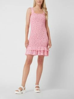 Pieces Minikleid Mit Floralem Muster Modell 'Aylin' - Pink