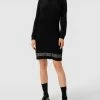 LIU JO SPORT Kleid In Strick-Optik - Schwarz