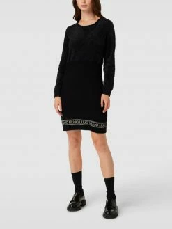 LIU JO SPORT Kleid In Strick-Optik - Schwarz