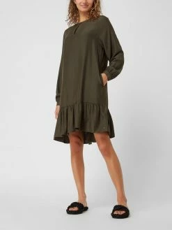 Scotch & Soda Kleid Mit Volantsaum - Khaki