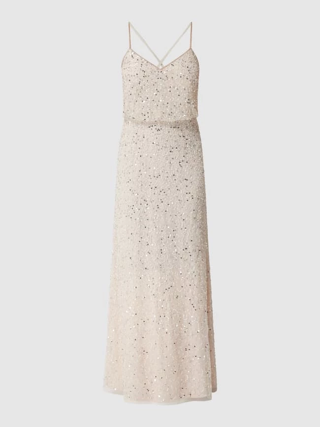 Jake*s Cocktail Abendkleid Aus Tüll Mit Pailletten - Rosé Meliert 2 Jake*s Cocktail Abendkleid Aus Tüll Mit Pailletten - Rosé Meliert – Bild 2