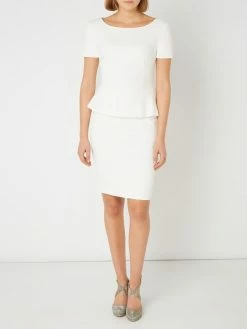 Paradi Kleid Mit Schößchen - Ecru