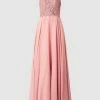 Laona Abendkleid Mit Pailletten-Besatz - Altrosa
