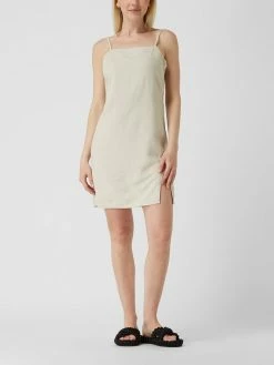 Only Minikleid Aus Leinenmischung Modell 'Caro' - Beige