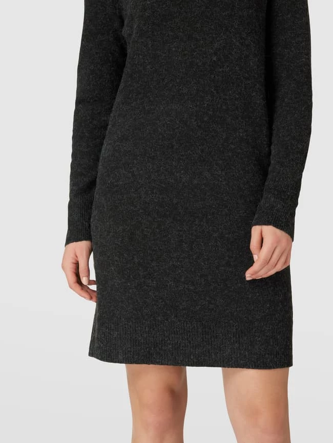 Only Strickkleid In Knielänge Modell 'ONLIRCA LIFE' - Anthrazit Meliert 3 Only Strickkleid In Knielänge Modell 'ONLIRCA LIFE' - Anthrazit Meliert – Bild 3