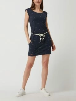 Ragwear Shirtkleid Mit Eingrifftaschen Modell 'Marina' - Marineblau