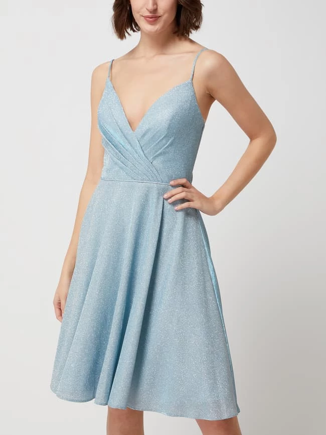 Luxuar Cocktailkleid Mit Glitter-Effekt - Mint 4 Luxuar Cocktailkleid Mit Glitter-Effekt - Mint – Bild 4