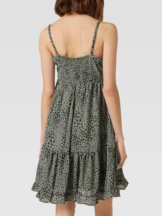 Only Minikleid Mit Volantsaum - Grün 5 Only Minikleid Mit Volantsaum - Grün – Bild 5