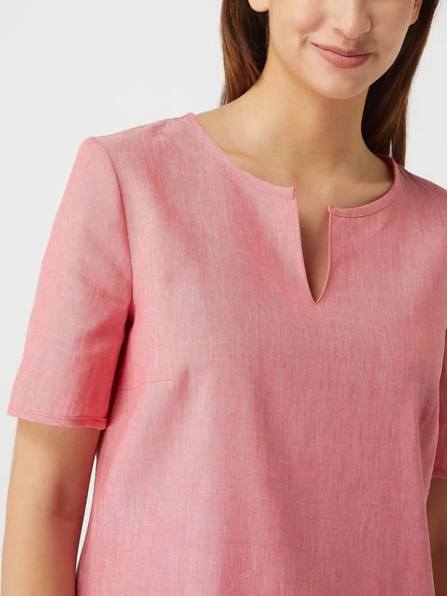 Montego Kleid Mit Leinen-Anteil - Pink Meliert 3 Montego Kleid Mit Leinen-Anteil - Pink Meliert – Bild 3