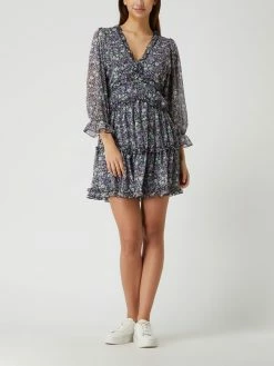 Apricot Kleid Aus Chiffon - Pink