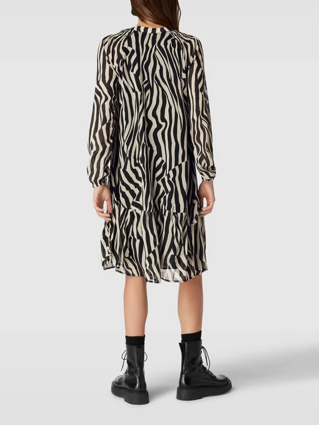 Kaffe Blusenkleid Mit Allover-Muster - Schwarz 5 Kaffe Blusenkleid Mit Allover-Muster - Schwarz – Bild 5