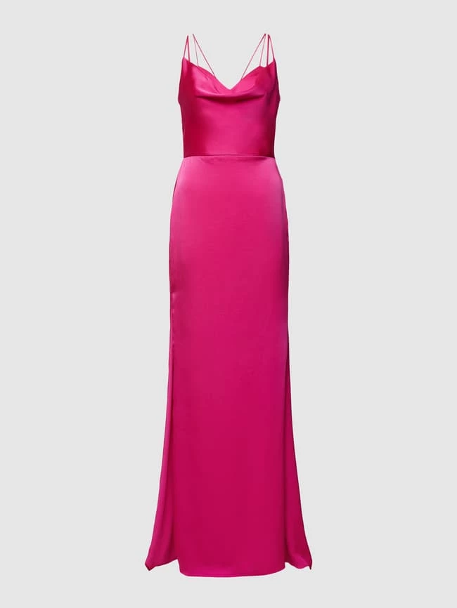 Vera Wang Bride Abendkleid Mit Gehschlitz Modell 'Nathalie' - Fuchsia 2 Vera Wang Bride Abendkleid Mit Gehschlitz Modell 'Nathalie' - Fuchsia – Bild 2