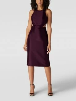 Vera Wang Bride Cocktailkleid In Minilänge Modell 'Clotilde' - Dunkelrot