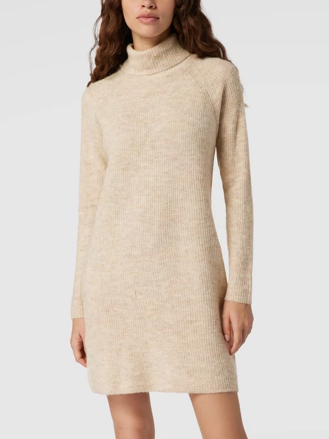 Pieces Minikleid In Strick-Optik Modell 'Ellen' - Beige 4 Pieces Minikleid In Strick-Optik Modell 'Ellen' - Beige – Bild 4