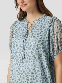 MOS MOSH Knielanges Kleid Mit Allover-Muster - Hellblau -Vila-shop 718k6ghja9838jq18983ak2l8sr48d2b90sjah229cp42gij6t8l8cik8p456ia5al2jcca38d4kmiiiad3jichj6ssm2d1o64qj2phkcpij8oj3c8sjac1k74pj4phjclh30c0