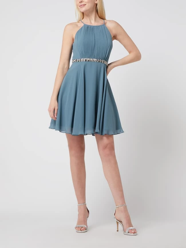 Jake*s Cocktail Cocktailkleid Aus Chiffon Mit Strasssteinen - Bottle 1 Jake*s Cocktail Cocktailkleid Aus Chiffon Mit Strasssteinen - Bottle