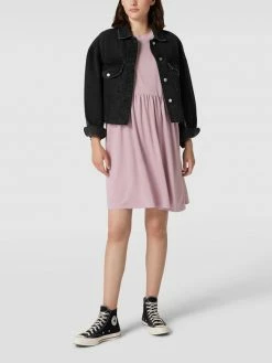 Jake*s Casual T-Shirt-Kleid Mit überschnittenen Ärmeln - Mauve