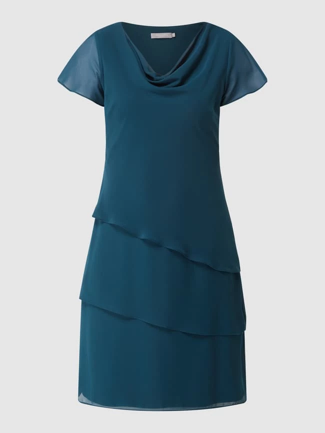 Christian Berg Cocktail Cocktailkleid Aus Chiffon Im Stufen-Look - Bottle Meliert 2 Christian Berg Cocktail Cocktailkleid Aus Chiffon Im Stufen-Look - Bottle Meliert – Bild 2