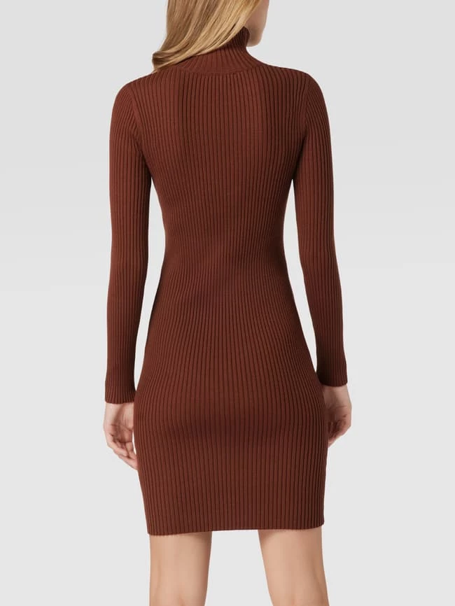 REVIEW Minikleid Mit Stehkragen - Schokobraun 5 REVIEW Minikleid Mit Stehkragen - Schokobraun – Bild 5