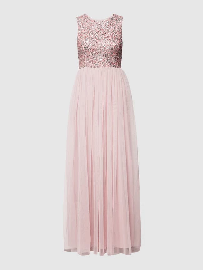 LACE & BEADS Abendkleid Mit Paillettenbesatz - Rosa 2 LACE & BEADS Abendkleid Mit Paillettenbesatz - Rosa – Bild 2
