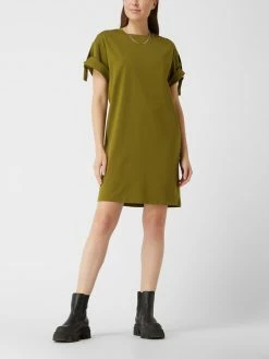 Edc By Esprit Kleid Mit überschnittenen Schultern - Olivgrün