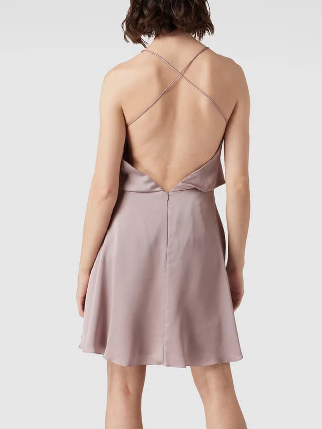 Unique Cocktailkleid In Wickel-Optik - Mauve 5 Unique Cocktailkleid In Wickel-Optik - Mauve – Bild 5