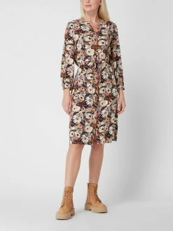 Vila-shop 28 Tom Tailor Blusenkleid Mit Floralem Muster - Pink