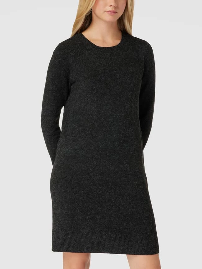 Only Strickkleid In Knielänge Modell 'ONLIRCA LIFE' - Anthrazit Meliert 4 Only Strickkleid In Knielänge Modell 'ONLIRCA LIFE' - Anthrazit Meliert – Bild 4