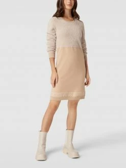 LIU JO SPORT Kleid In Strick-Optik - Beige