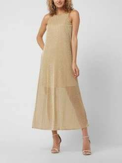 DKNY Maxikleid Mit Glitter-Effekt - Gold