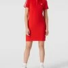 Adidas Originals T-Shirt-Kleid Mit Knopfleiste - Rot