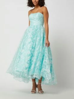 Vila-shop 13 Luxuar Abendkleid Mit Allover-Muster - Mint