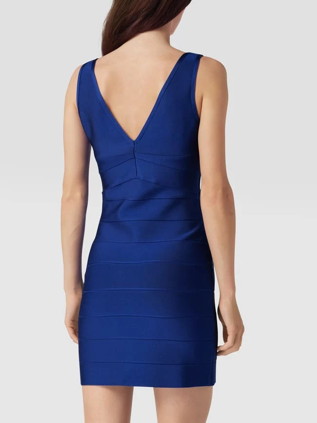 Vera Wang Bride Cocktailkleid Mit V-Ausschnitt - Royalblau 5 Vera Wang Bride Cocktailkleid Mit V-Ausschnitt - Royalblau – Bild 5