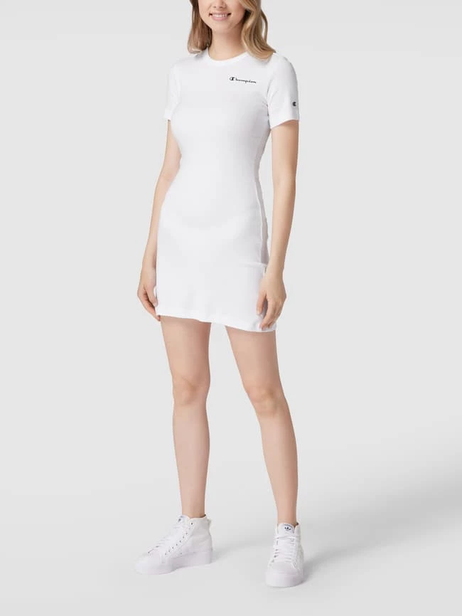 CHAMPION Sweatkleid In Melierter Optik - Weiß 1 CHAMPION Sweatkleid In Melierter Optik - Weiß