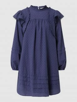 Alternative view of Atelier Reve Kleid Mit Lochstickerei Modell 'Irestee' - Blau