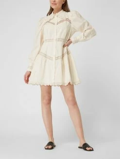 Designers Remix Blusenkleid Aus Bio-Baumwolle Modell 'Sandrine' - Offwhite