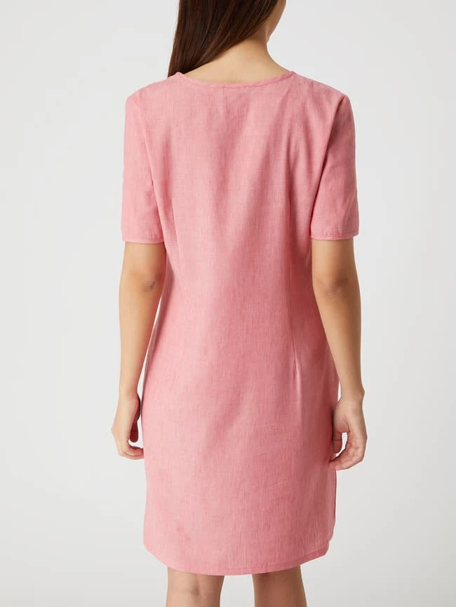 Montego Kleid Mit Leinen-Anteil - Pink Meliert 5 Montego Kleid Mit Leinen-Anteil - Pink Meliert – Bild 5