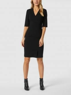 BOSS Etuikleid Mit V-Ausschnitt - Schwarz