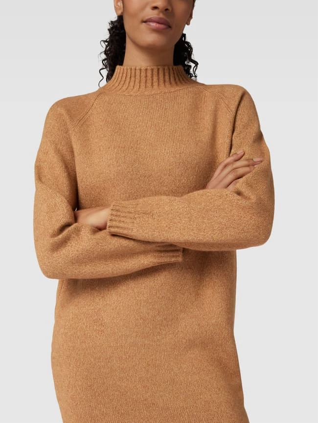 HUGO Strickkleid Mit Stehkragen Modell 'SOSONZY' - Camel 3 HUGO Strickkleid Mit Stehkragen Modell 'SOSONZY' - Camel – Bild 3