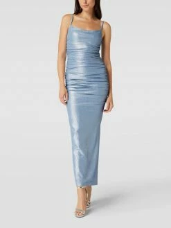 Paradi Abendkleid Mit Raffungen - Hellblau