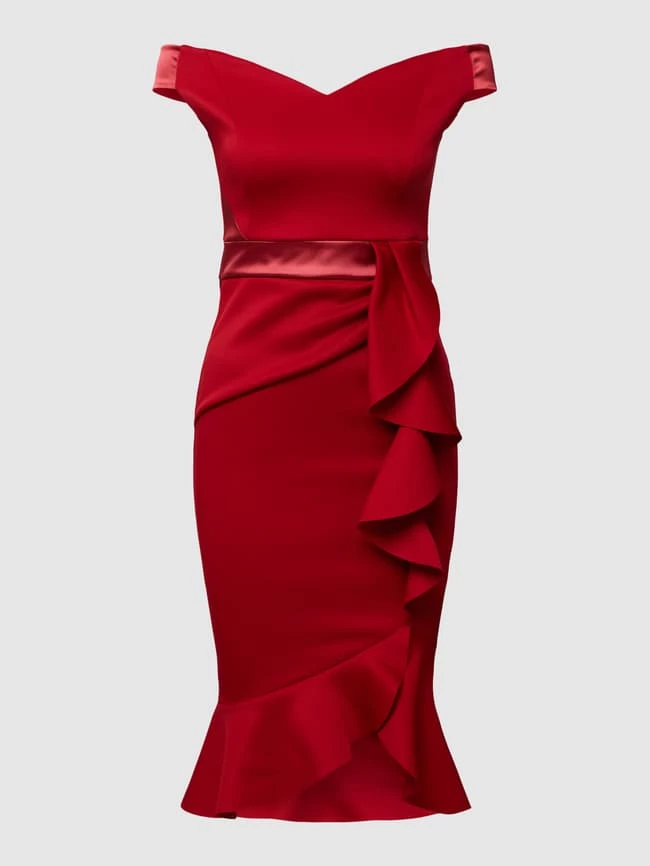 Lipsy Cocktailkleid In Wickel-Optik - Rot 2 Lipsy Cocktailkleid In Wickel-Optik - Rot – Bild 2
