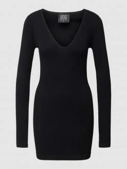 Alternative view of BDG Urban Outfitters Minikleid In Ripp-Optik - Schwarz