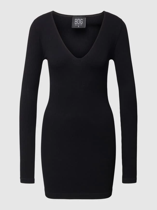 BDG Urban Outfitters Minikleid In Ripp-Optik - Schwarz 2 BDG Urban Outfitters Minikleid In Ripp-Optik - Schwarz – Bild 2