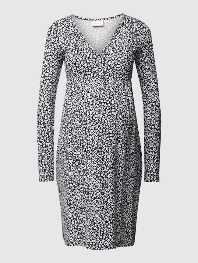 Mamalicious Umstands-Minikleid Mit Floralem Muster - Schwarz 2 Mamalicious Umstands-Minikleid Mit Floralem Muster - Schwarz – Bild 2