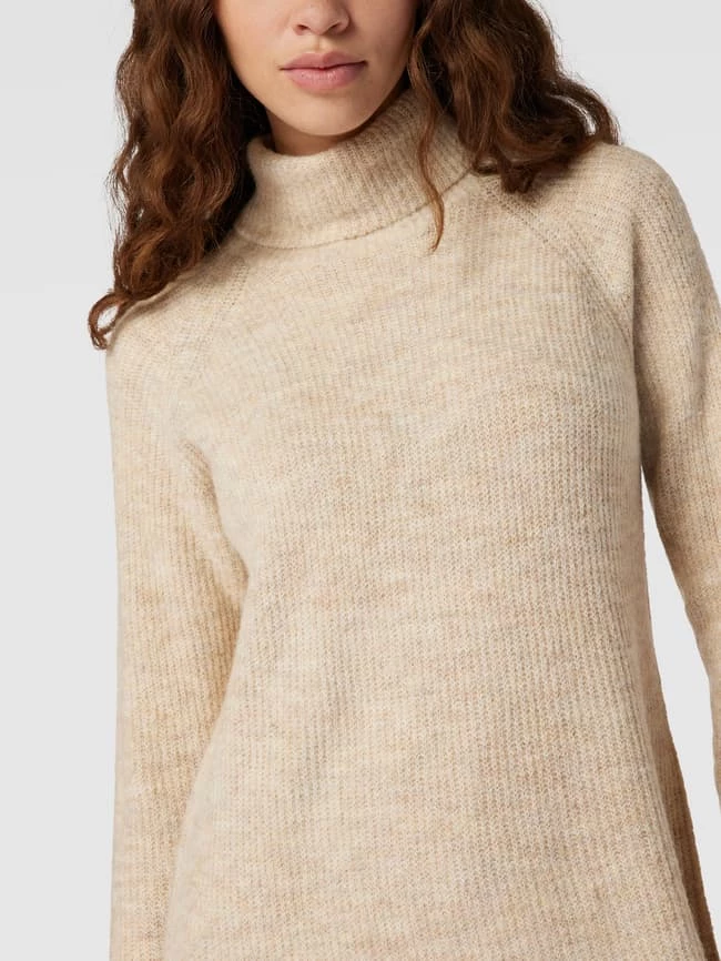 Pieces Minikleid In Strick-Optik Modell 'Ellen' - Beige 3 Pieces Minikleid In Strick-Optik Modell 'Ellen' - Beige – Bild 3