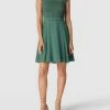 V.M. Cocktailkleid Mit Zierbesatz - Grün