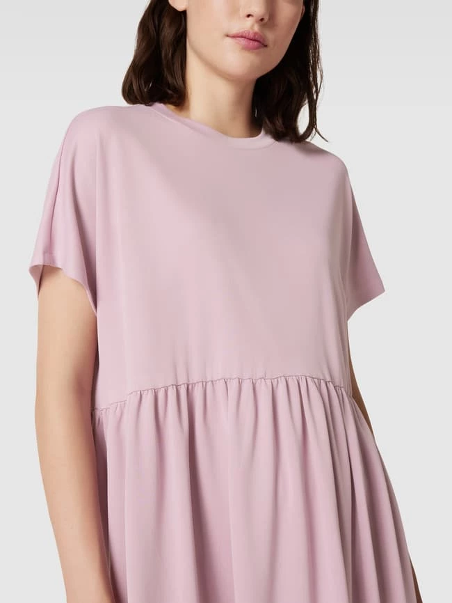 Jake*s Casual T-Shirt-Kleid Mit überschnittenen Ärmeln - Mauve 3 Jake*s Casual T-Shirt-Kleid Mit überschnittenen Ärmeln - Mauve – Bild 3